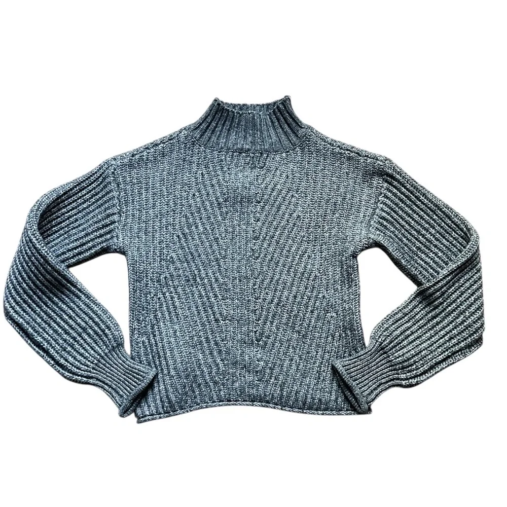 So | Juniors Ribbed Mockneck Sweater